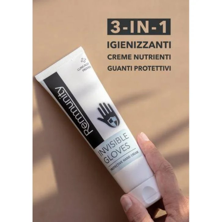 Guanti Invisibili Crema Mani Protettiva 3in1 100 ml - Remmunity