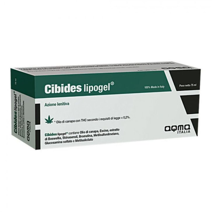 Cibides Lipogel Cosmetico Benessere Muscolare 75ml - AQMA ITALIA Srl