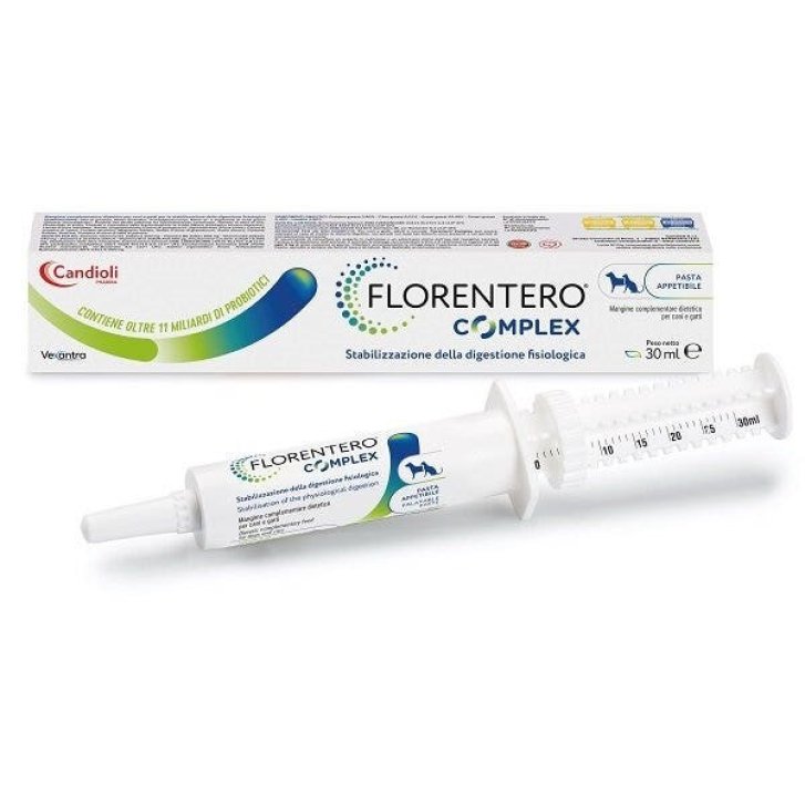 Florentero Complex Integratore Digestivo Probiotici per Cani e Gatti 30ml - Candioli Florentero Complex Integratore Digestivo Probiotici per Cani e Gatti 30ml - Candioli