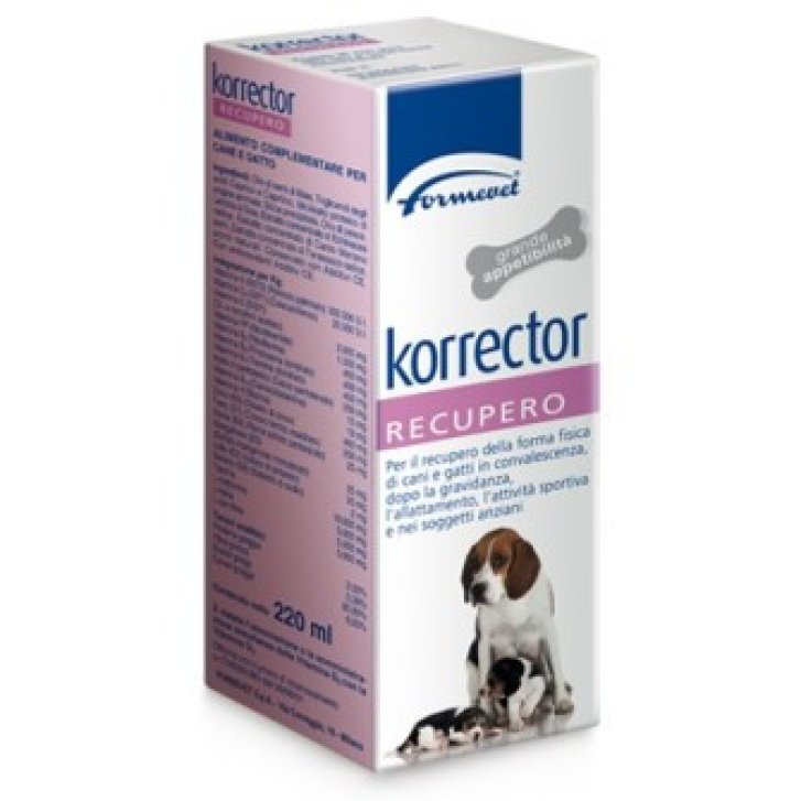 Korrector Recupero Alimento Complementare Vitaminico per Cani e Gatti 220ml - Korrector