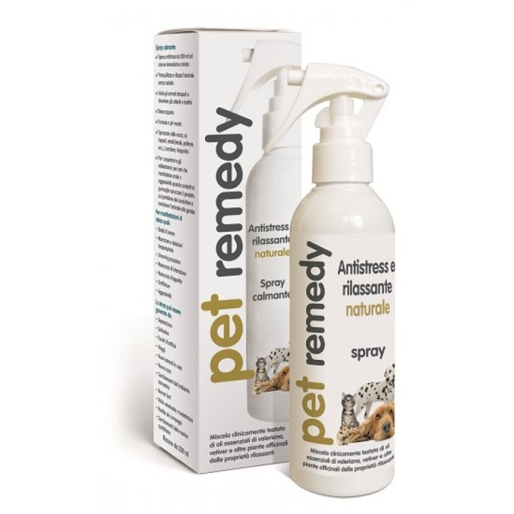 Pet Remedy Spray Antistress Naturale per Animali Domestici 200ml - Teknofarma