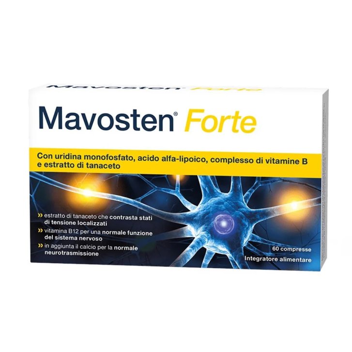 Mavosten Forte Integratore Sistema Nervoso con Vitamine B 60 Compresse - Restaxil
