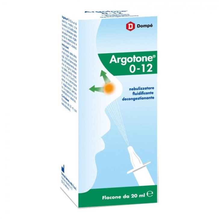 Argotone 0-12 Spray Nasale Decongestionante Nebulizzatore 20ml - Dompè