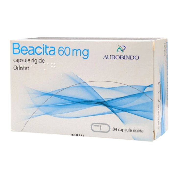 Beacita Medicinale Controllo Peso con Orlistat 60mg 84 Capsule Rigide