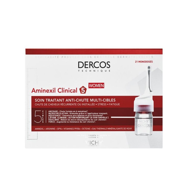 Dercos Aminexil Trattamento Anticaduta Donna 21 Fiale da 6ml - Vichy Dercos Aminexil Trattamento Anticaduta Donna 21 Fiale da 6ml - Vichy