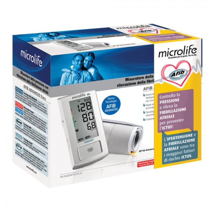 Afib Advanced Easy Misuratore di Pressione da Braccio AFIB Automatico - Microlife