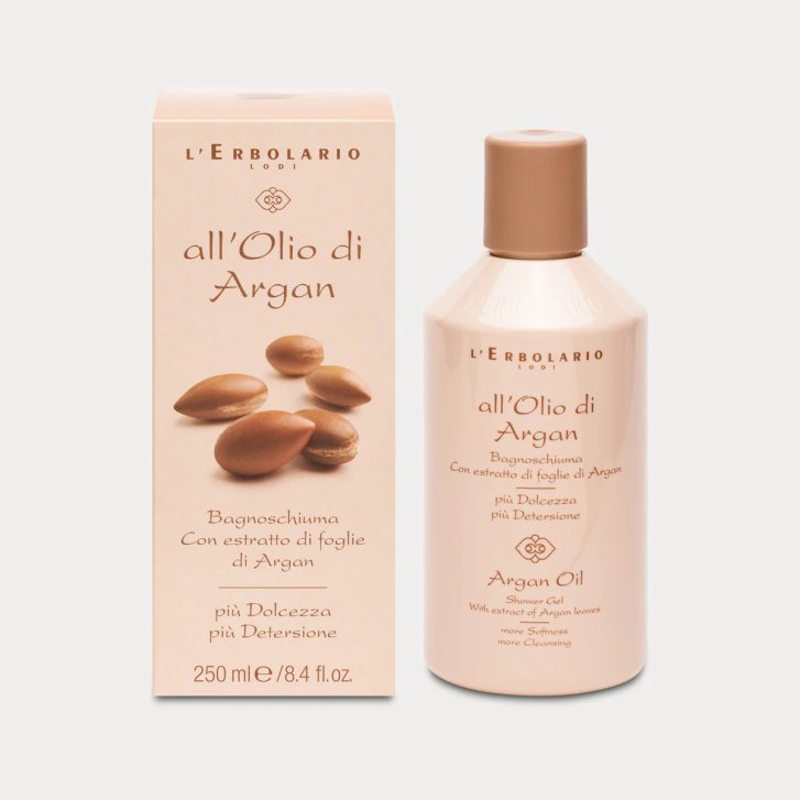 Bagnoschiuma all\'Olio di Argan Delicato Pelle Secca 250ml - L\'Erbolario Bagnoschiuma all\'Olio di Argan Delicato Pelle Secca 250ml - L\'Erbolario