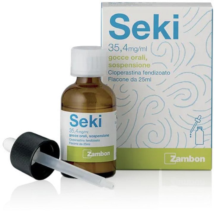 Seki Gocce Orali Sedativo della Tosse Cloperastina 35,4mg/ml 25ml - Seki