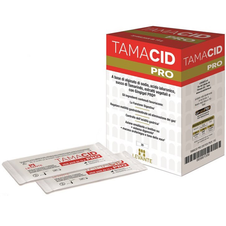Tamacid Pro Integratore Digestivo Controllo Acidità Gastrica 20 Stick Pack 15g