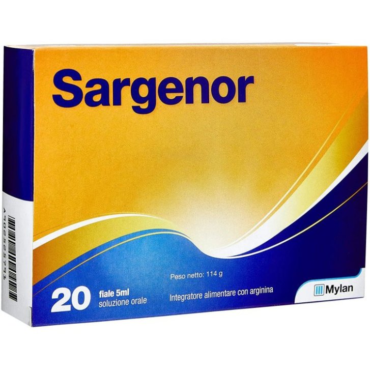 Sargenor Integratore con Arginina per Energia e Stanchezza 20 Fiale da 5ml - Sargenor Sargenor Integratore con Arginina per Energia e Stanchezza 20 Fiale da 5ml - Sargenor