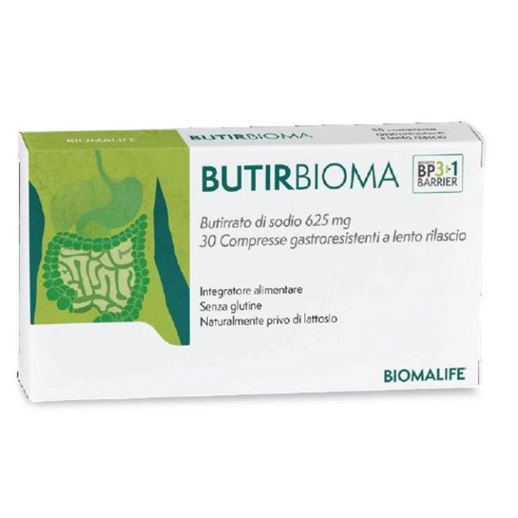 Butirbioma Integratore per Benessere Intestinale 30 Compresse - Biomalife
