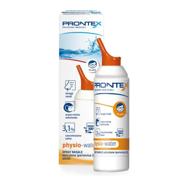 Physio-Water Soluzione Ipertonica Spray Nasale Adulti 100ml - Prontex