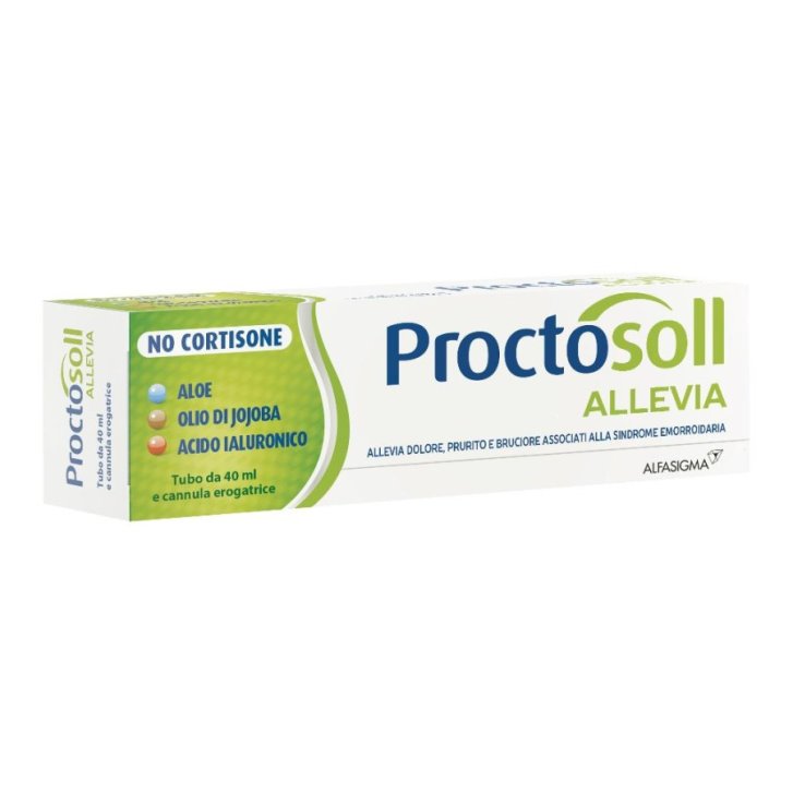 Proctosoll Allevia Gel per Emorroidi 40ml - Alfasigma