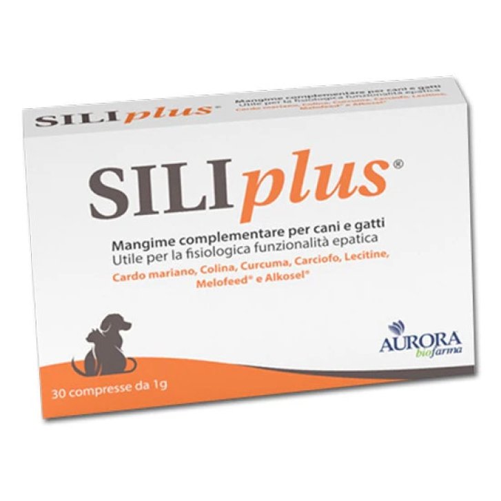 Siliplus Integratore Supporto Epatico Cani e Gatti 30 Compresse - Aurora Biofarma Siliplus Integratore Supporto Epatico Cani e Gatti 30 Compresse - Aurora Biofarma