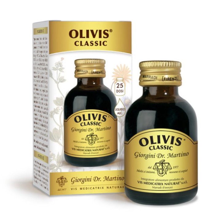 Olivis Classic Integratore Liquido Cardiovascolare Olivo Biancospino 50ml - Giorgini