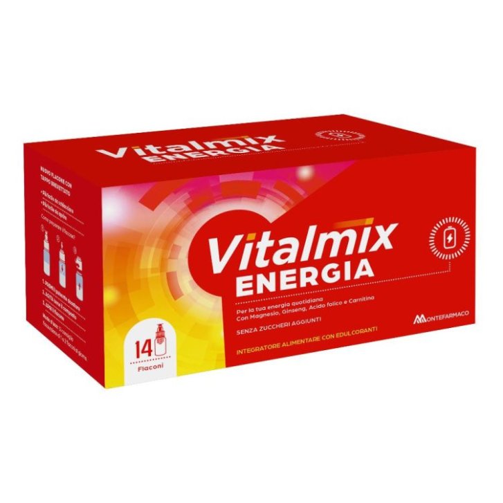 Vitalmix Energia Integratore con Ginseng e Vitamine 14 Flaconcini - Vitalmix