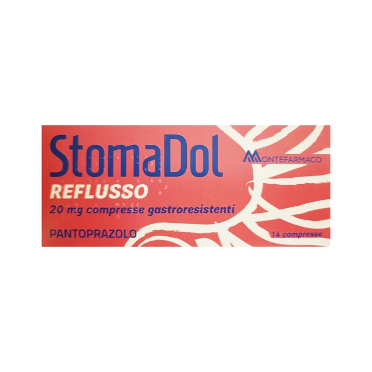 Stomadol Reflusso 20mg Compresse Gastroresistenti Bruciore Stomaco 14cpr - Pharmacare