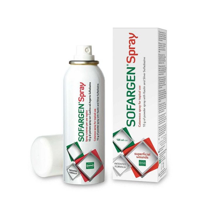 Sofargen Spray Medicazione in Polvere per Lesioni 125ml - Sofar