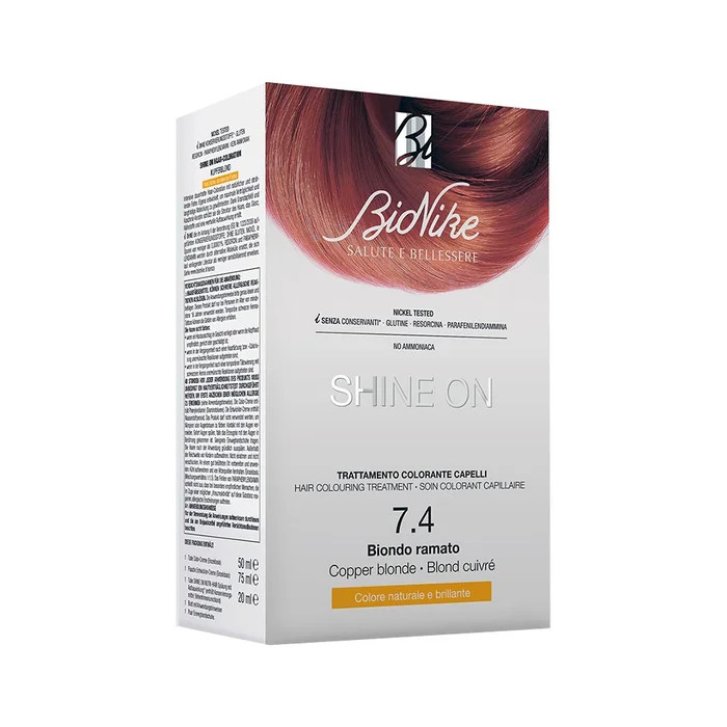 Bionike Shine On Tinta Capelli 7.4 Biondo Ramato