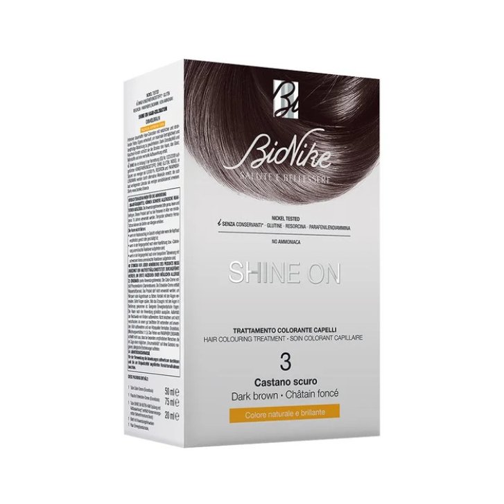 Shine On Tinta Capelli Castano Scuro 3 - Bionike