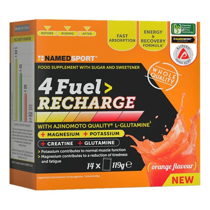 4Fuel Recharge Integratore Salino Post-Workout 14 Bustine - Named Sport