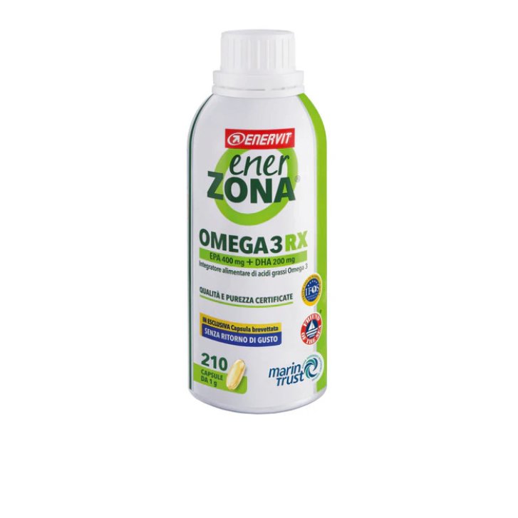 EnerZona Omega 3 RX Integratore Alimentare EPA DHA 210 Capsule - EnerZona