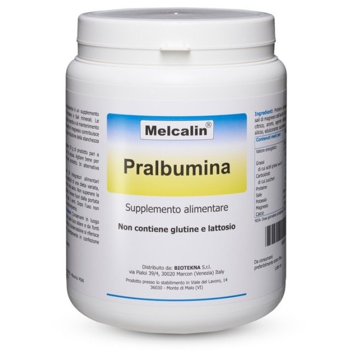 Melcalin Pralbumina Integratore Proteine e Sali Minerali Vaniglia 532g - Melcalin