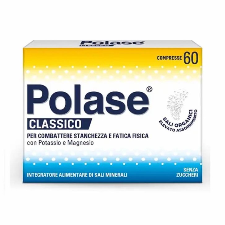 Polase Classico Integratore Sali Minerali Potassio e Magnesio 60 Compresse - Polase