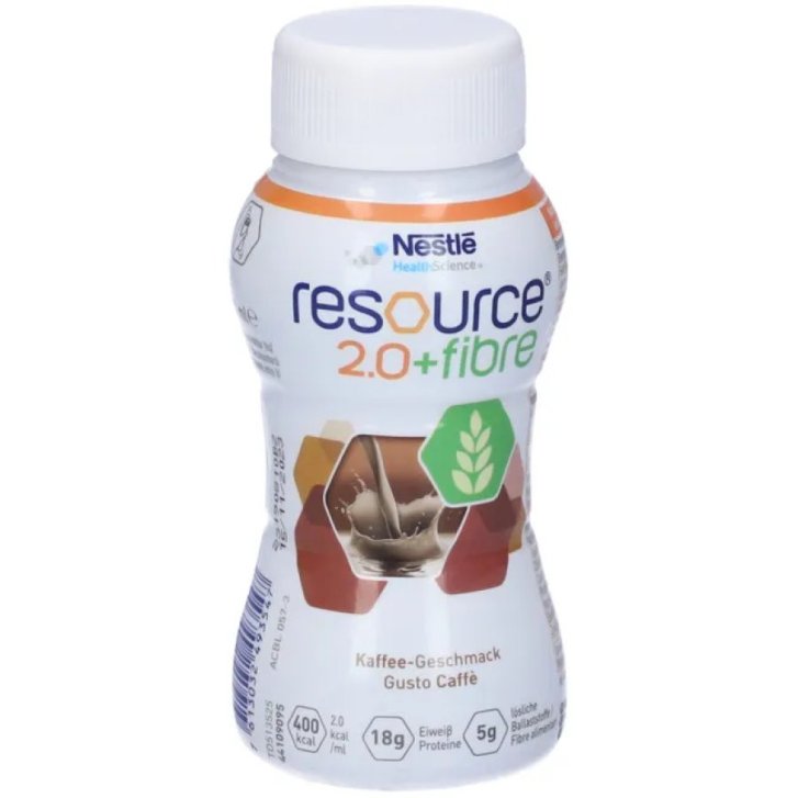Resource 2.0 Fibre Supplemento Nutrizionale Alto Contenuto Calorico Caffè 200ml - Nestlé
