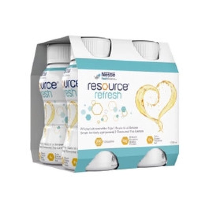 Resource Refresh Bevanda Ipercalorica Tè Limone per Pazienti Oncologici 4x200ml - Nestlè