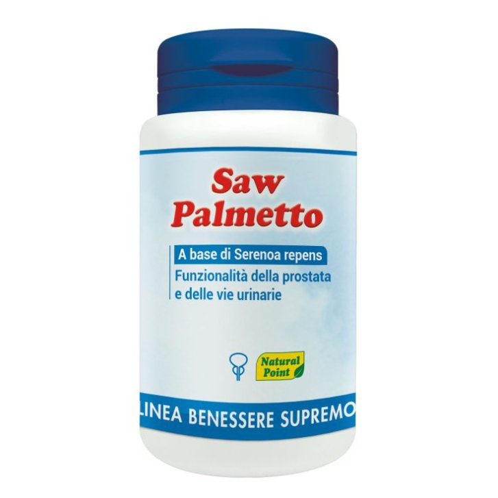 Saw Palmetto Integratore per Prostata e Vie Urinarie 60 Capsule - Natural Point