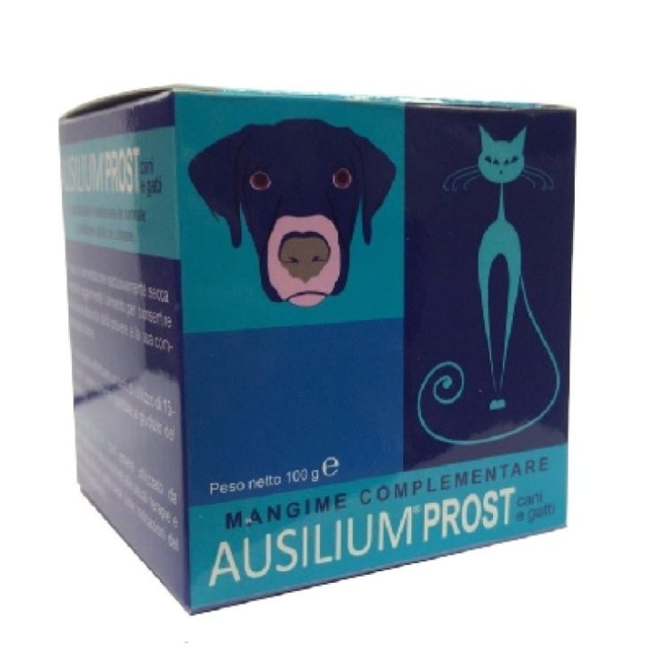 Ausilium Prost Mangime Complementare Prostata e Vie Urinarie Cani Gatti 100g - Ausilium
