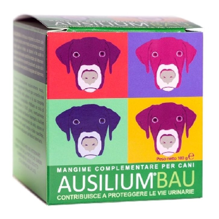 Ausilium Bau Mangime Complementare per Cani Vie Urinarie Polvere 100g - Deakos