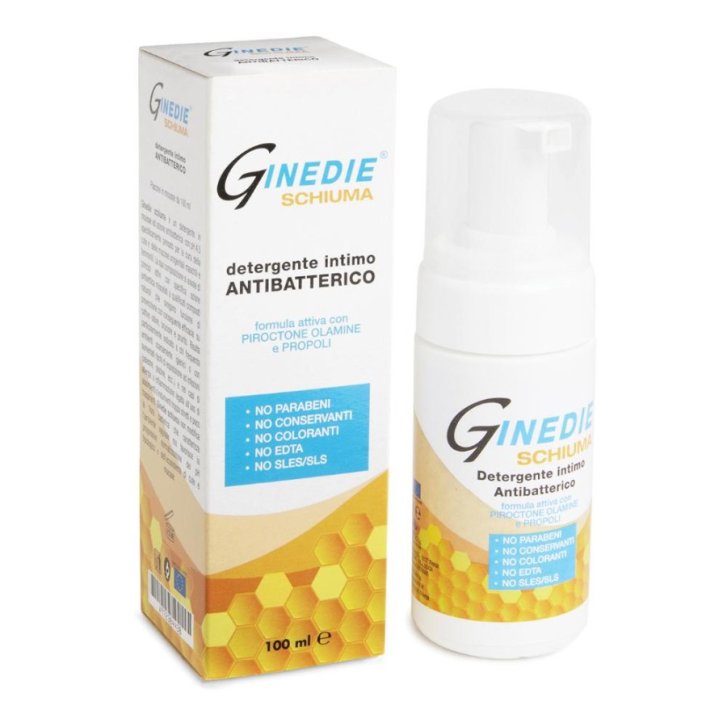 Ginedie Schiuma Detergente Intimo Antibatterico 100ml - TFarma