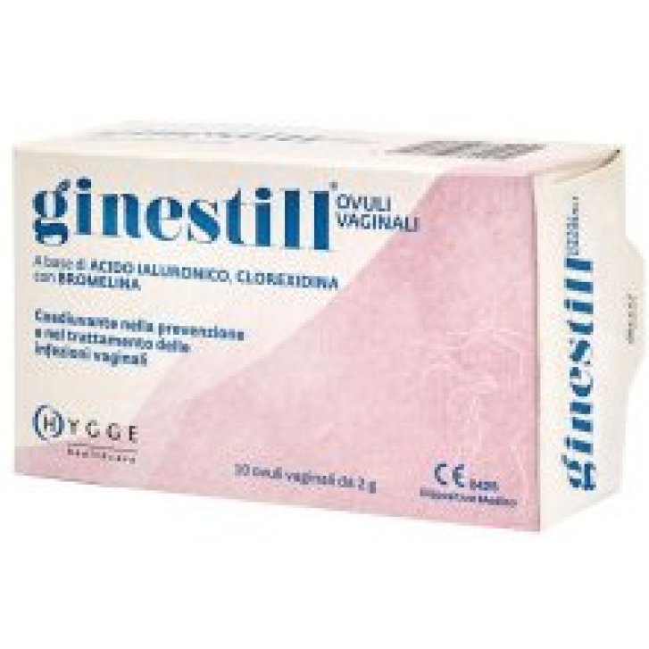 Ginestill Ovuli Vaginali per Infezioni Vaginali 10 Ovuli - Hygge Healthcare