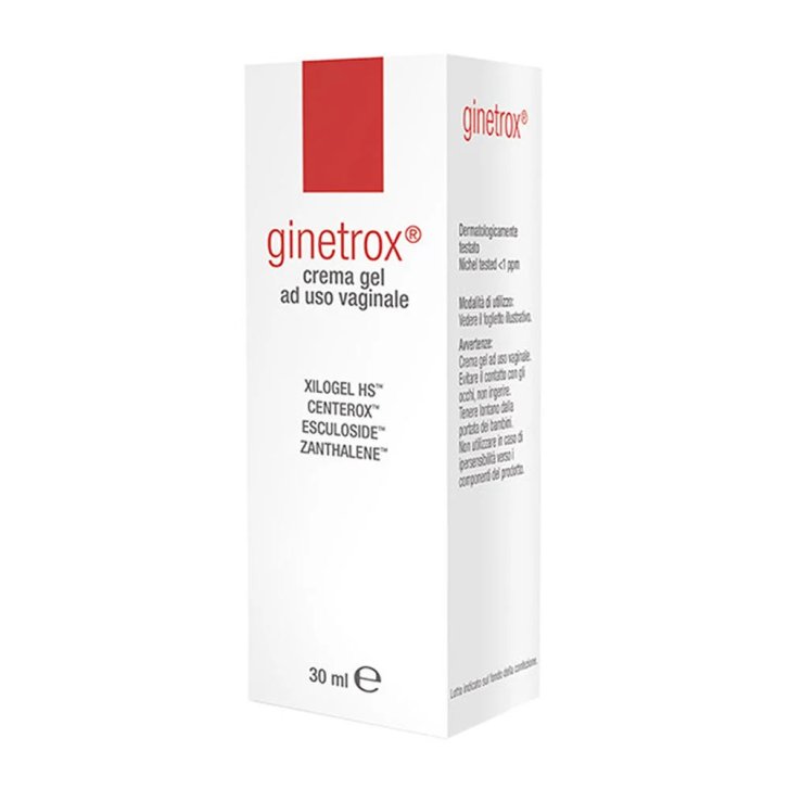 Ginetrox Crema Vaginale per Secchezza, Prurito e Irritazione 30ml - FUNZIONA Srl