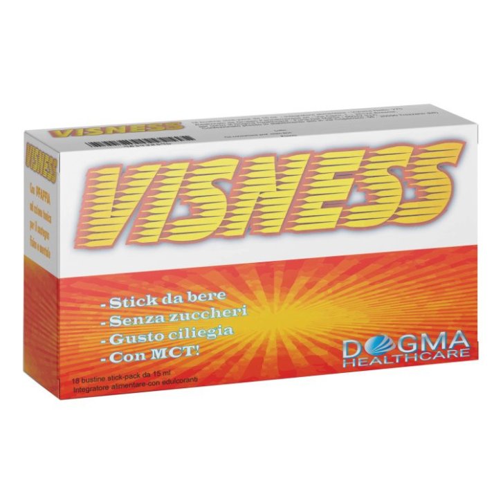 Visness Integratore Energetico con Maca, Rodiola 18 Stick - Dogma Healthcare