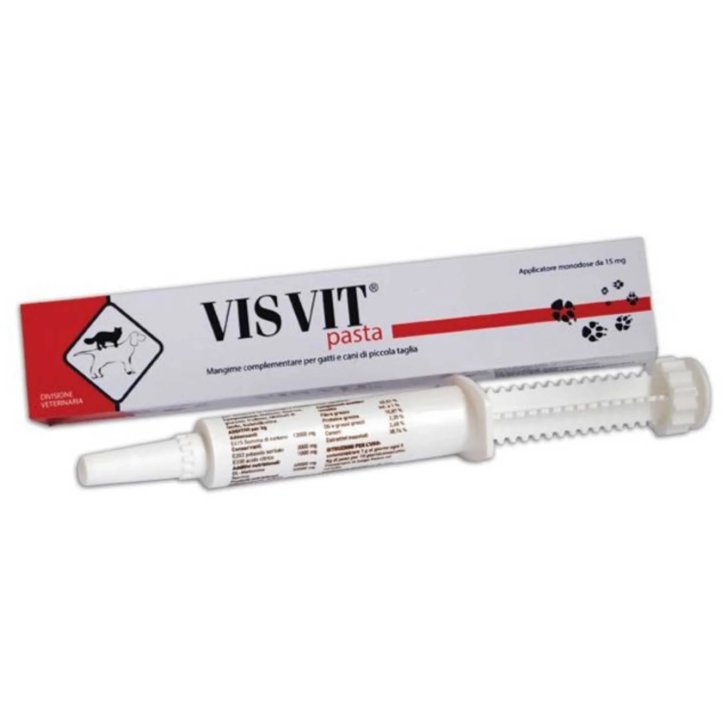 Visvit Pasta Mangime Complementare Cani e Gatti Siringa 15g - Aurora Biofarma