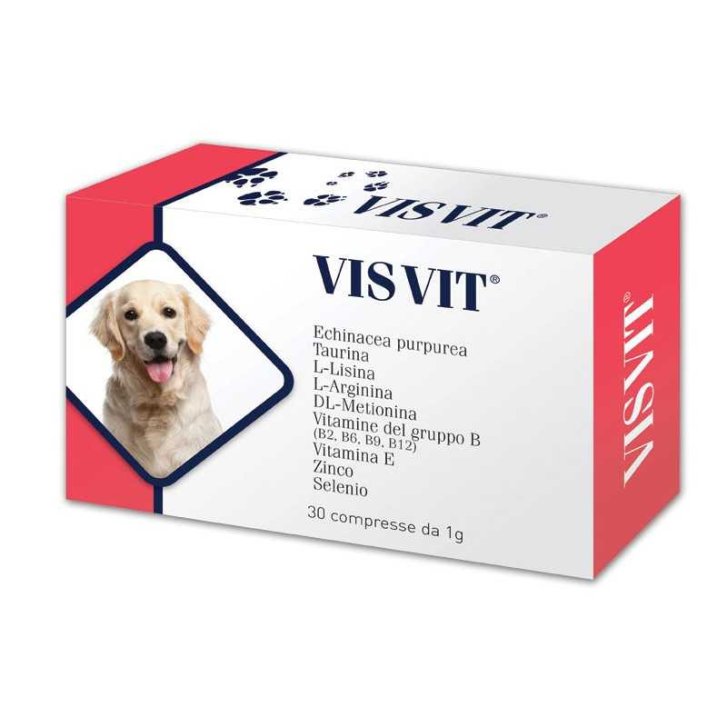 Visvit Integratore Sistema Immunitario per Cani e Gatti 30 Compresse - Aurora Biofarma
