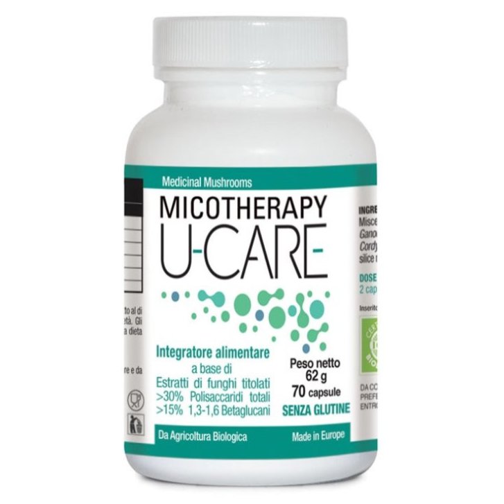 Micotherapy U-Care Integratore Sistema Immunitario 70 Capsule - A.V.D. Reform