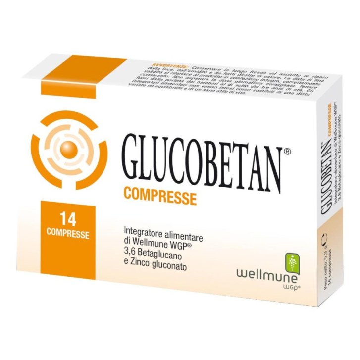 Glucobetan Integratore Difese Immunitarie Betaglucani e Zinco 14 Compresse - Natural Bradel