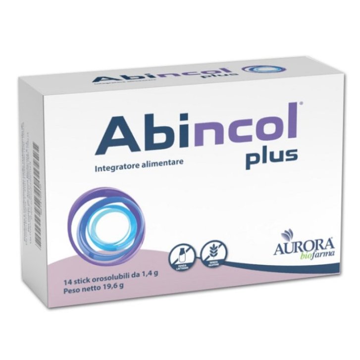 Abincol Plus Integratore per Flora Intestinale 14 Stick Orosolubili - Aurora