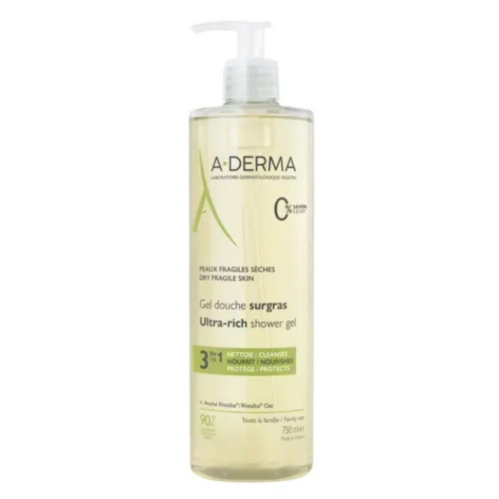 Gel Doccia Surgras A-Derma Les Indispensables 750ml - A-Derma