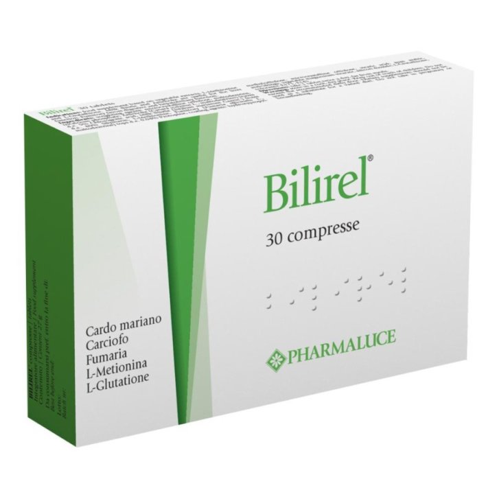 Bilirel Integratore Alimentare Funzione Epatica con Cardo Mariano 30 Compresse - Pharmaluce