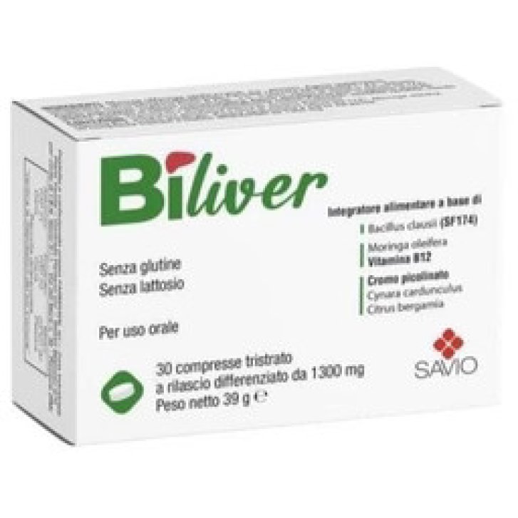 Biliver Integratore controllo del peso senza glutine e lattosio 30 compresse - IBN SAVIO
