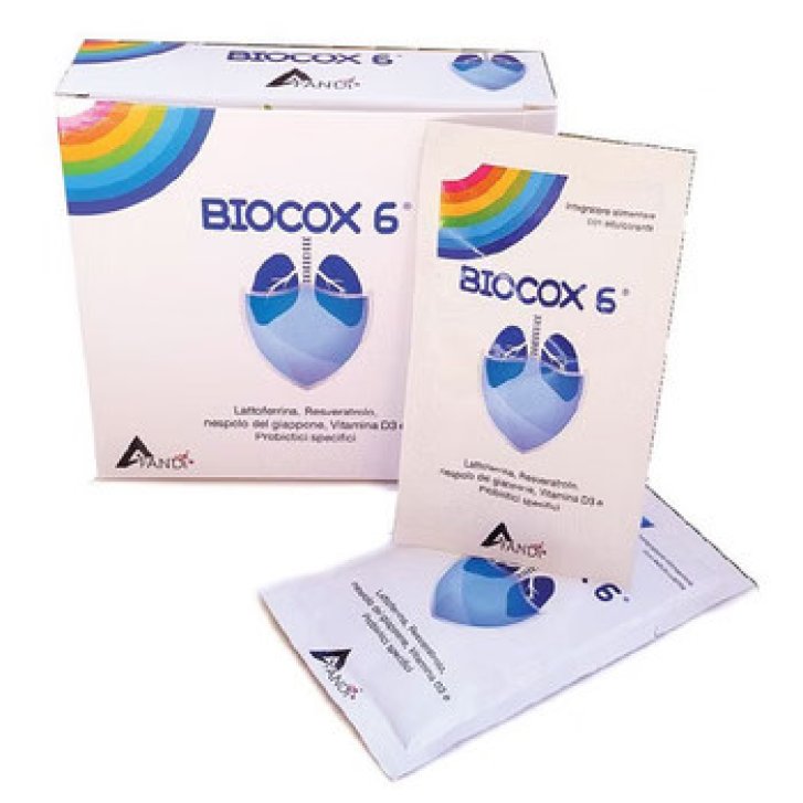 Biocox 6 Integratore Sistema Immunitario Mucose Respiratorie 20 Bustine - Afandi