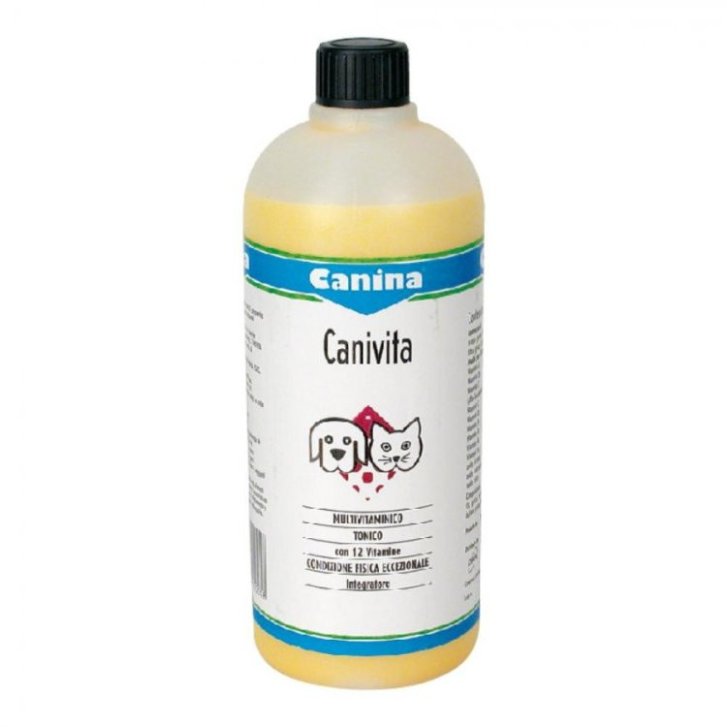 Canivita Multivitaminico per Animali 12 Vitamine Sciroppo 100ml - Canina