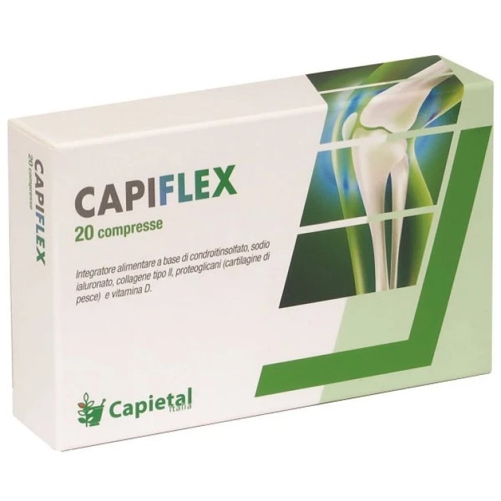 Capiflex Integratore per Articolazioni, Ossa e Tessuti Connettivi 20 Compresse - CAPIETAL ITALIA Srl