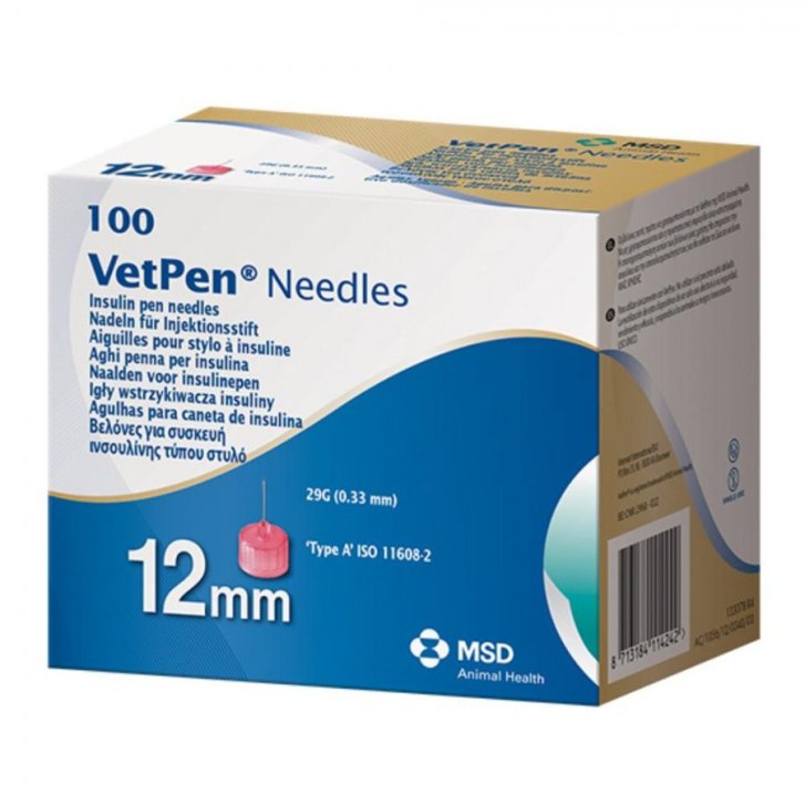 Caninsulin Vet Pen Aghi Unifin Insulina 29G 12mm 100 pezzi - MSD Animal Health