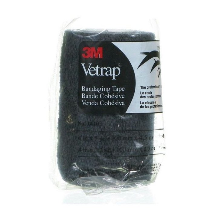 Fascia Elastica Vetrap 10cm Nera - Vetrap
